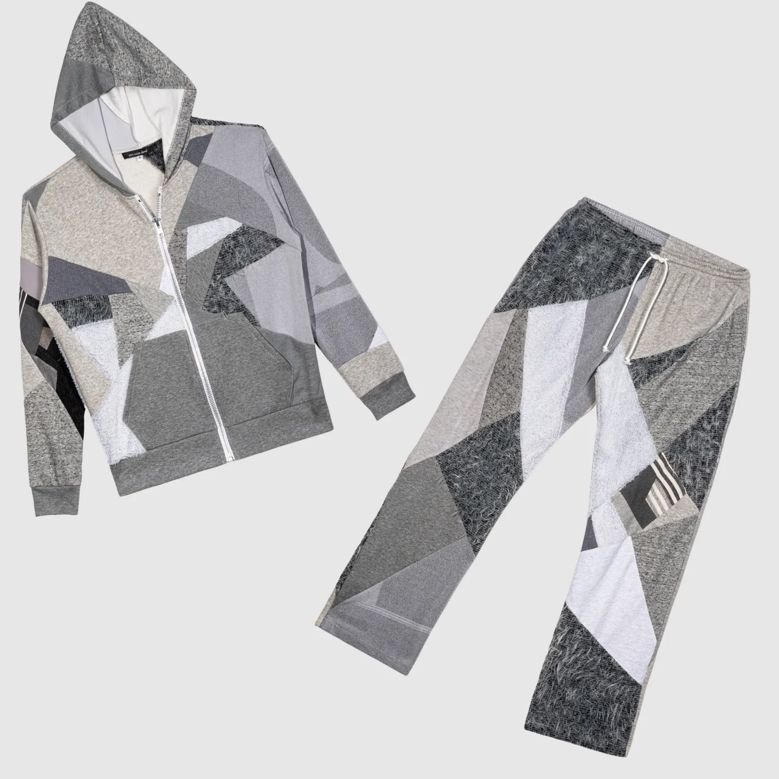 the gray sweatsuit