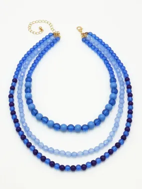 Three Layer Beaded Necklace