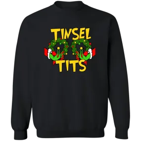 Tinsel Tits Crewneck Pullover Sweatshirt