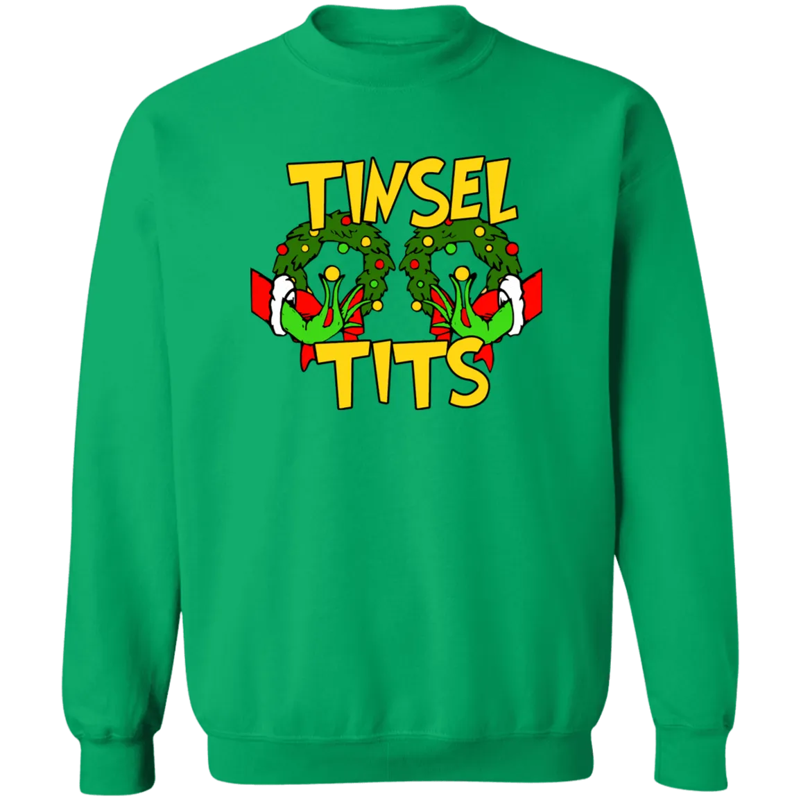Tinsel Tits Crewneck Pullover Sweatshirt