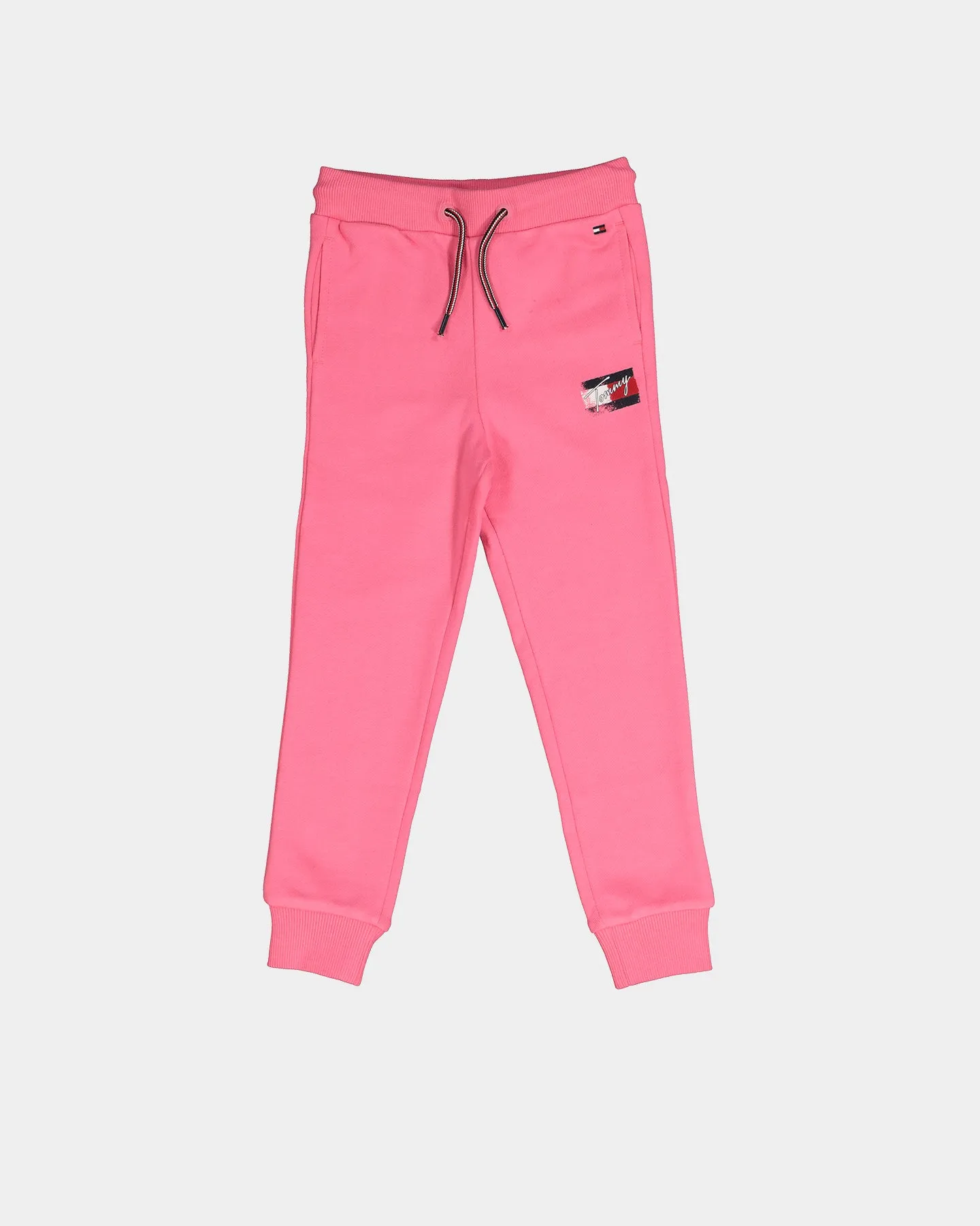 Tommy Hilfiger Flag Print Sweatpants Pink
