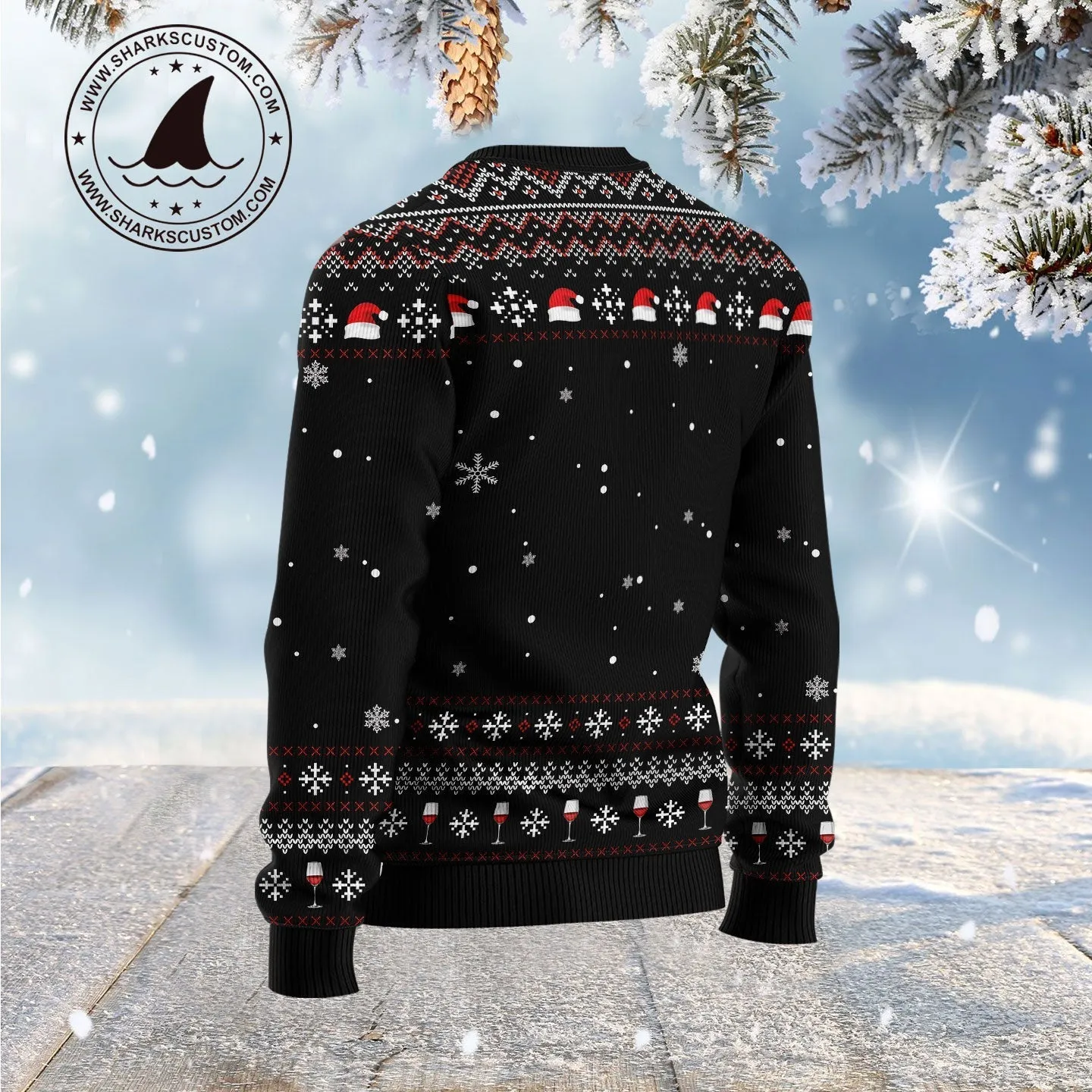 Ugly Christmas Sweater JulesRoche All-Over-Print Warm Winter Jumper