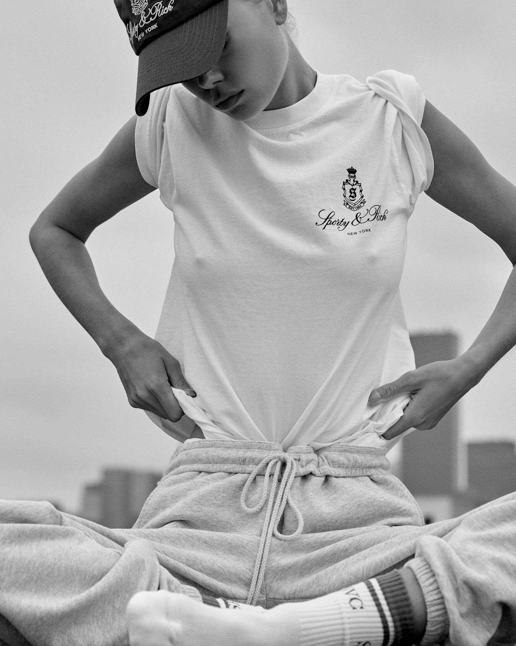 Varsity Crest Sweatpant - Heather Gray/Forest