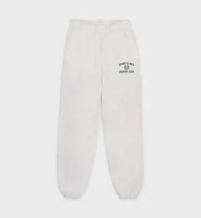 Varsity Crest Sweatpant - Heather Gray/Forest
