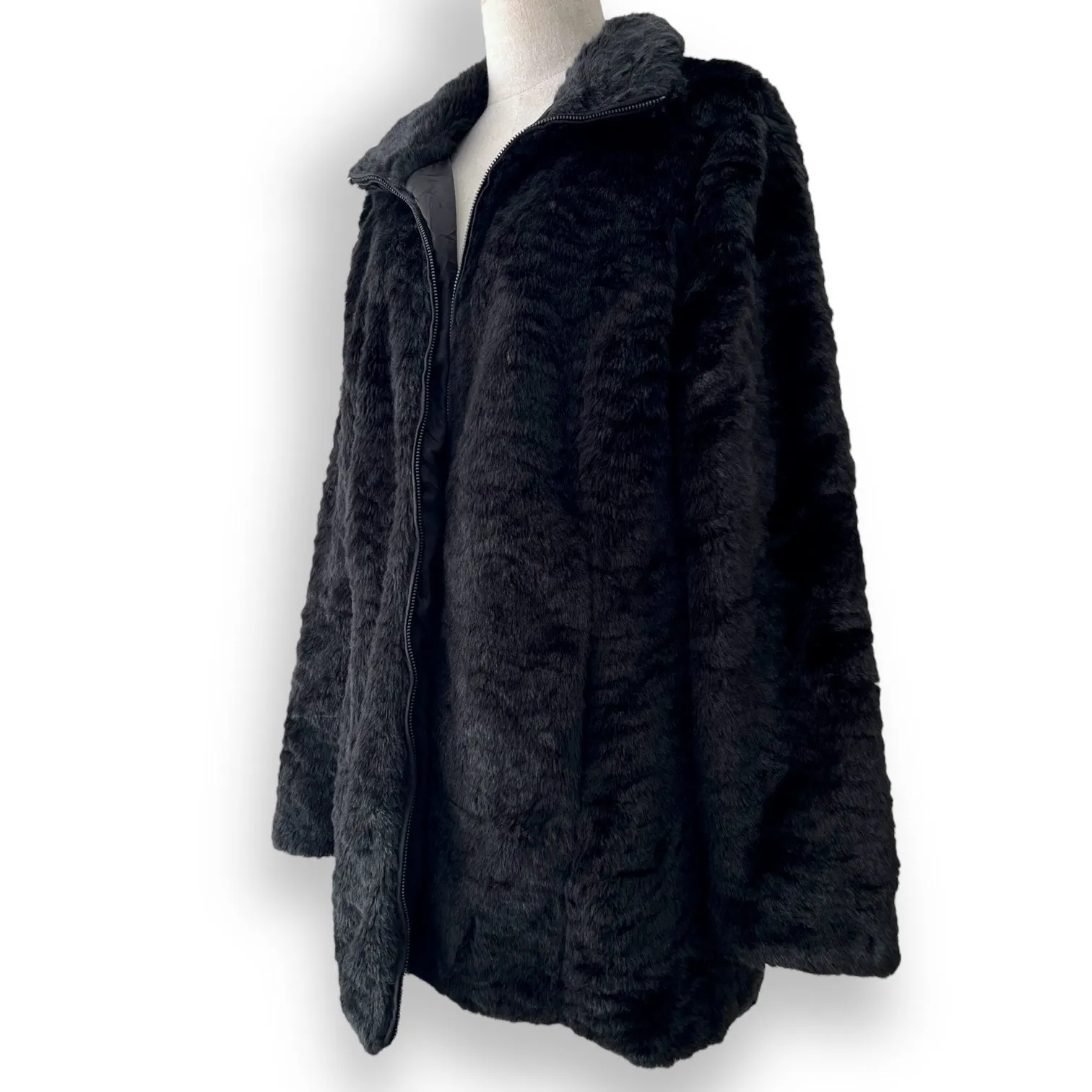 Vintage Super Soft Faux Fur Coat