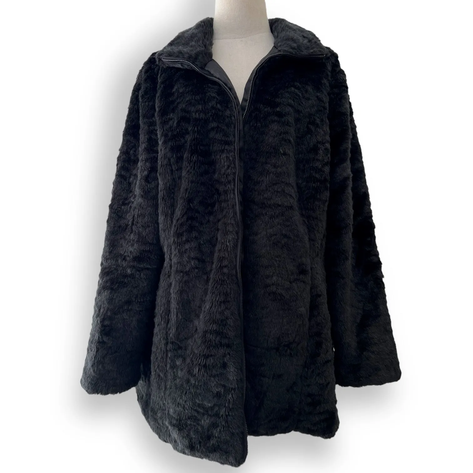 Vintage Super Soft Faux Fur Coat