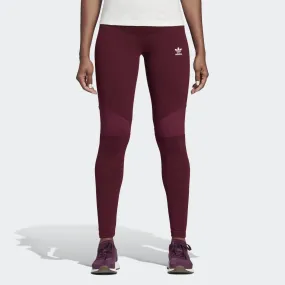 Womens Adidas Clrdo Tights Leggings In Maroon