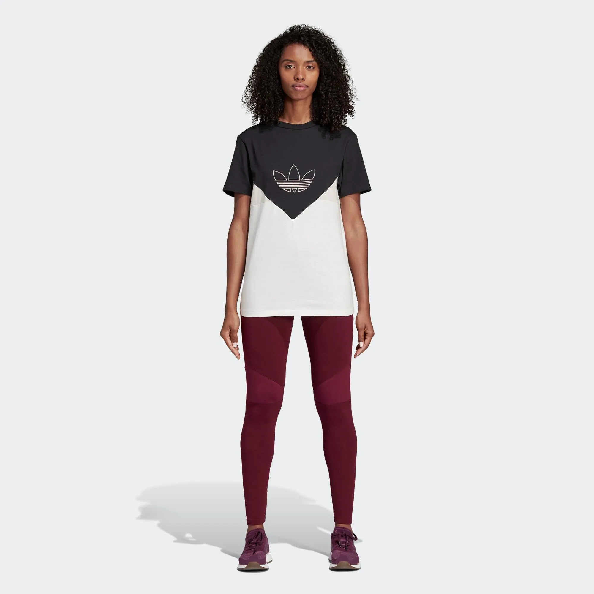 Womens Adidas Clrdo Tights Leggings In Maroon