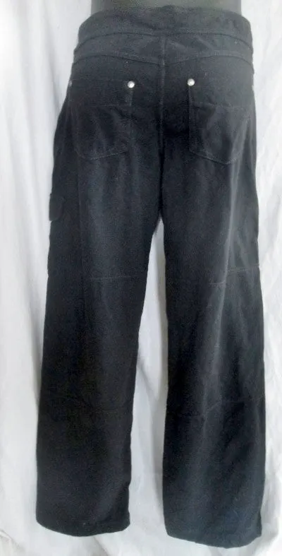 Womens ATHLETA 54023 Sweatpants Athletic Workout Yoga Fitness Pants BLACK S
