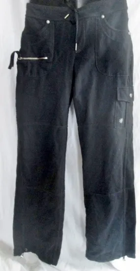 Womens ATHLETA 54023 Sweatpants Athletic Workout Yoga Fitness Pants BLACK S