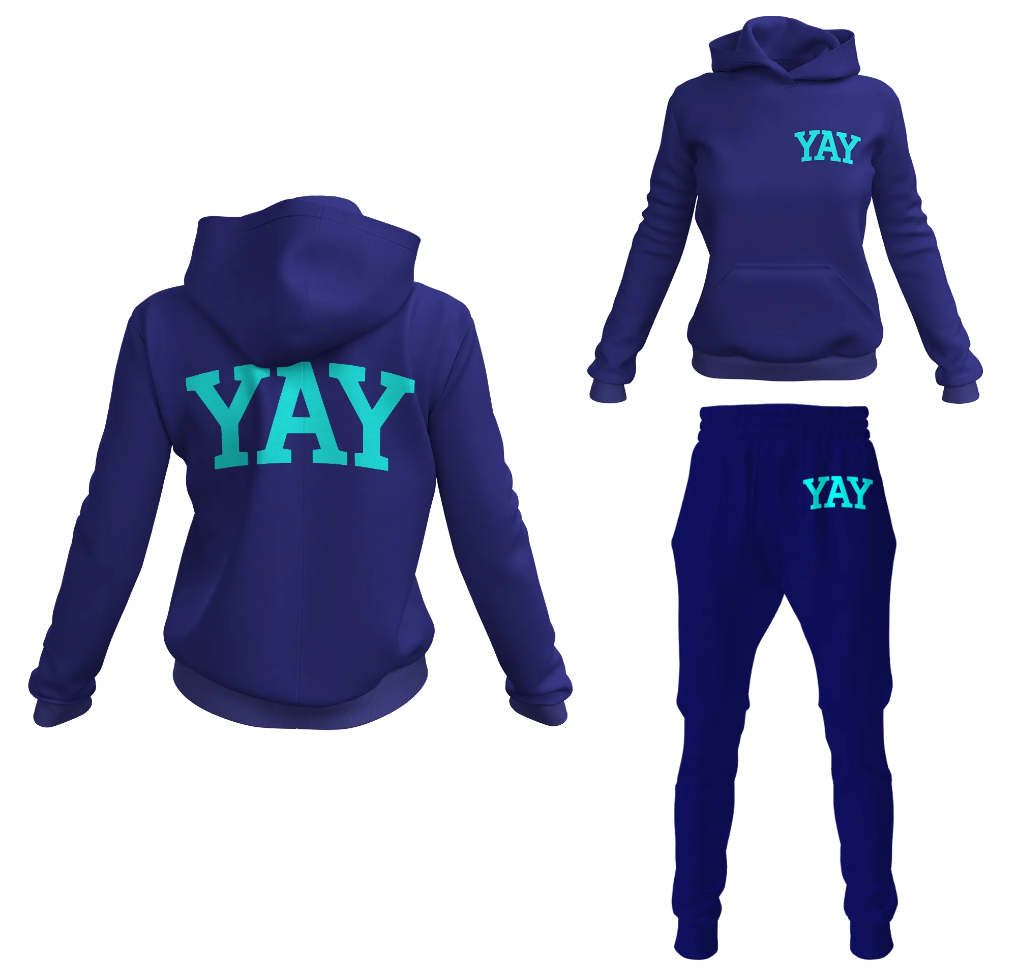 Women's Block Yay Pullover Sweatsuits