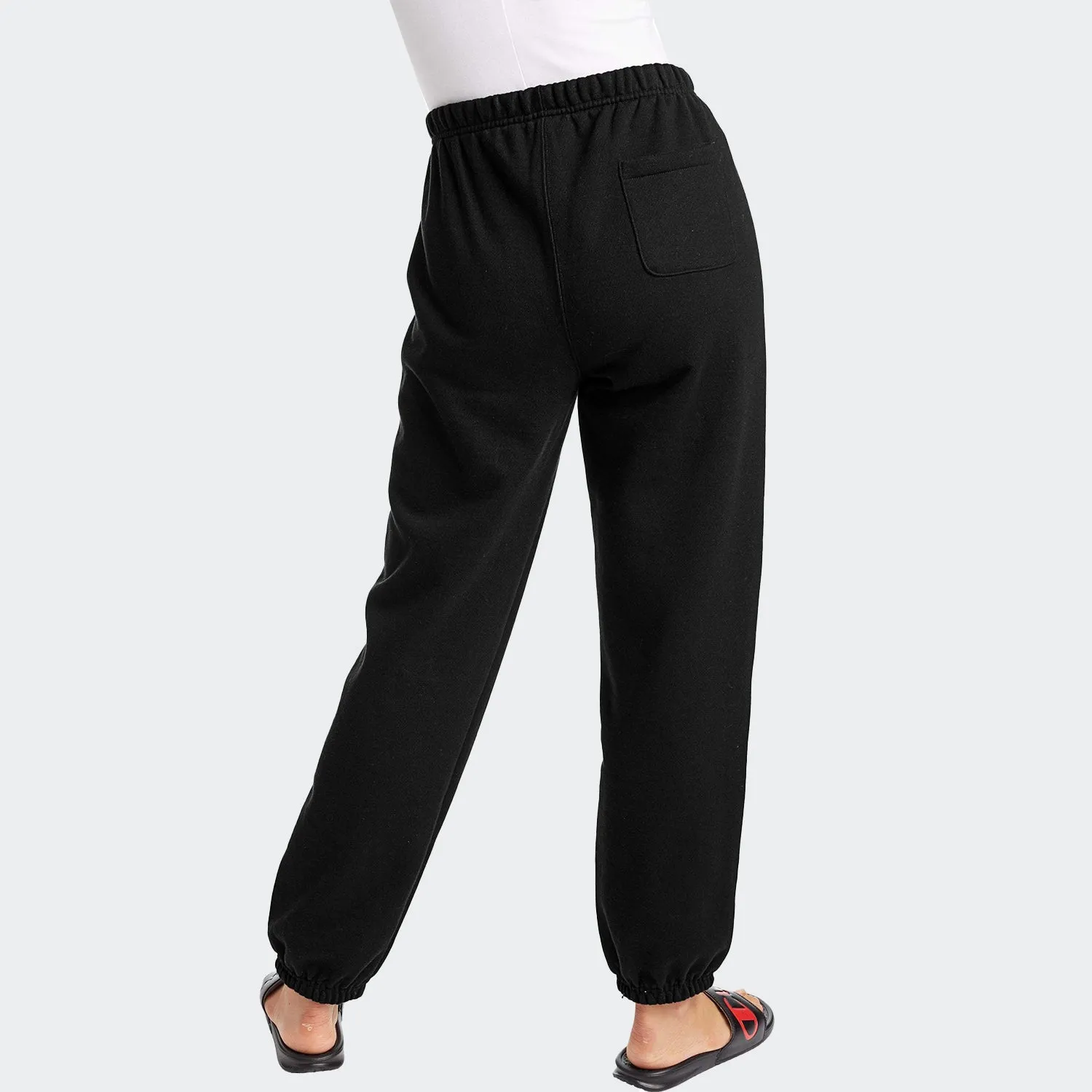Women's Champion Reverse Weave Boyfriend Sweatpants Black