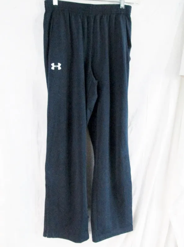 Womens UNDER ARMOUR Sweatpants Athletic Workout Yoga Pants NAVY BLUE M