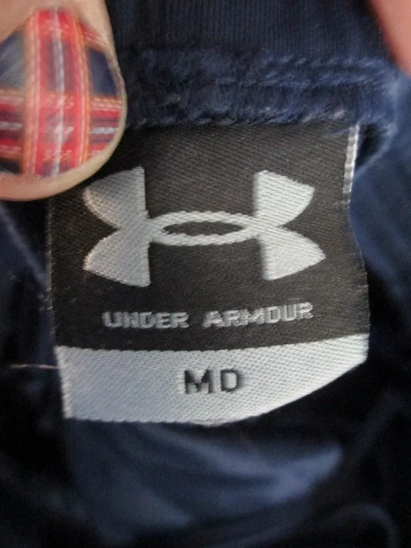 Womens UNDER ARMOUR Sweatpants Athletic Workout Yoga Pants NAVY BLUE M